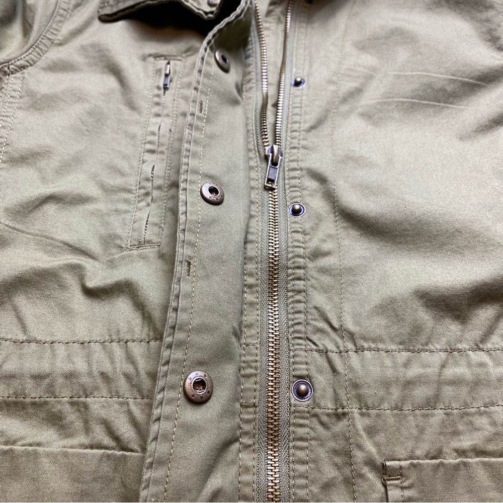 Love Tree Green Military Style Jacket Size Medium - Picture 8 of 14